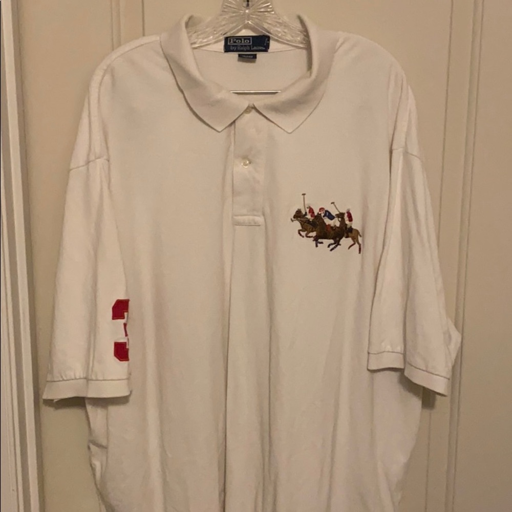White men’s polo